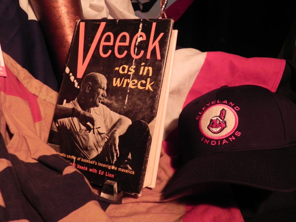 Veek book with Indians cap