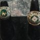 Two Oakland A's World Championship rings